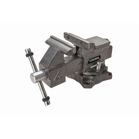 4in BENCH VISE WITH 360° SWIVEL BASE -  STEELMAN, 60886